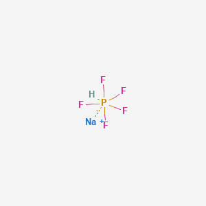 molecular formula F5HNaP B108198 六氟磷酸钠 CAS No. 21324-39-0