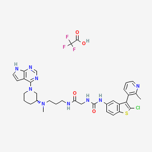 molecular formula C34H37ClF3N9O4S B10819861 Dot1L-IN-1 TFA 