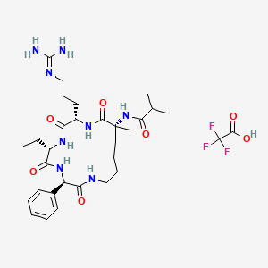 molecular formula C31H47F3N8O7 B10819863 MM-401 Tfa 