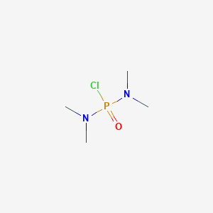 molecular formula C4H12ClN2OP B108199 双(二甲基氨基)磷酰氯 CAS No. 1605-65-8