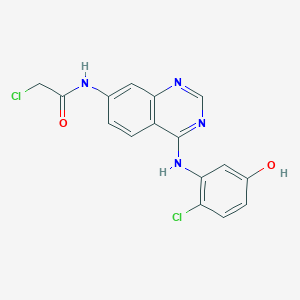 molecular formula C16H12Cl2N4O2 B10819909 EphB1-IN-1 