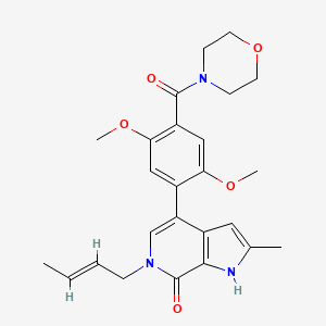 molecular formula C25H29N3O5 B10819912 GNE-375 