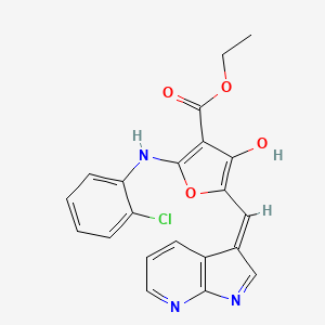 molecular formula C21H16ClN3O4 B10819919 (S)-Cdc7-IN-18 