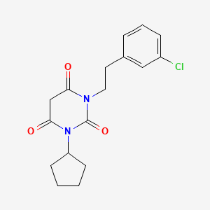 molecular formula C17H19ClN2O3 B10819979 CaV1.3 antagonist-1 
