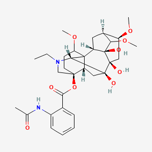 molecular formula C32H44N2O9 B10819989 Ranaconitine 