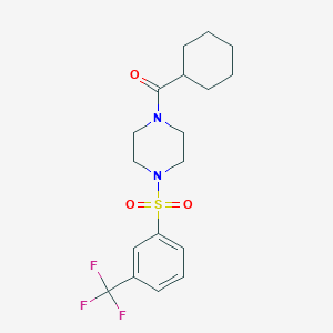 molecular formula C18H23F3N2O3S B10820001 CB1R antagonist 1 