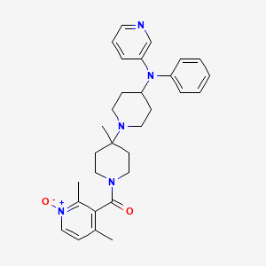 molecular formula C30H37N5O2 B10820043 Unii-LV99ztj3GS CAS No. 470689-87-3