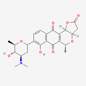 molecular formula C24H27NO8 B10820073 Lactoquinomycin 