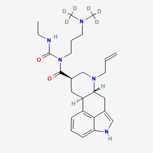 molecular formula C26H37N5O2 B10820101 Cabergoline-d6 