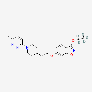molecular formula C21H26N4O3 B10820113 Vapendavir-d5 