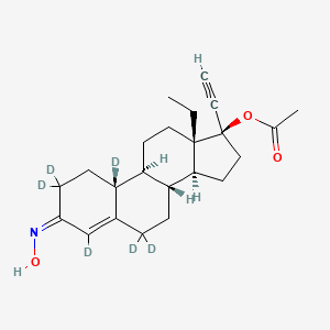 molecular formula C23H31NO3 B10820137 Norgestimate-d6 