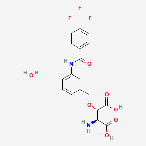 molecular formula C19H19F3N2O7 B10820143 TFB-TBOA (hydrate) 
