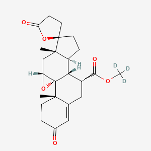 molecular formula C24H30O6 B10820252 Eplerenone-d3 