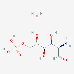molecular formula C6H16NO9P B10820297 Glucosamine-6-phosphate (hydrate) 
