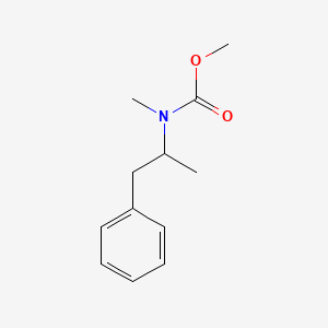 molecular formula C12H17NO2 B10820316 Methamphetamine Methyl Carbamate 