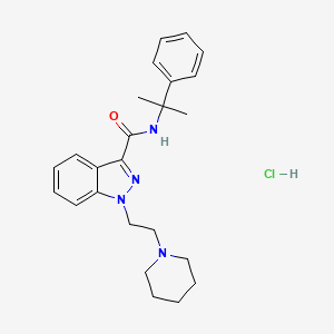 molecular formula C24H31ClN4O B10820363 CUMYL-PIPETINACA (hydrochloride) 
