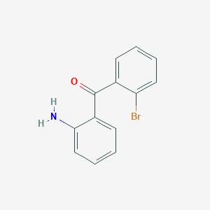 molecular formula C13H10BrNO B108204 (2-Aminophenyl)(2-bromophenyl)methanone CAS No. 845276-75-7