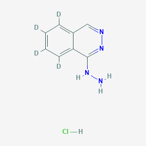molecular formula C8H9ClN4 B10820402 Hydralazine-d4 (hydrochloride) 