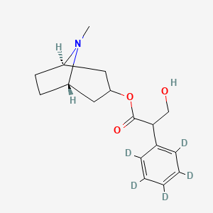 molecular formula C17H23NO3 B10820407 Atropine-d5 