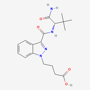 molecular formula C18H24N4O4 B10820410 ADB-4-Carboxy-BUTINACA 