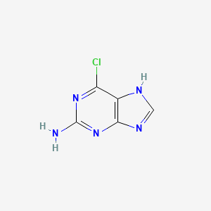 molecular formula C5H4ClN5 B10820422 2-Amino-6-chloropurine CAS No. 133762-81-9