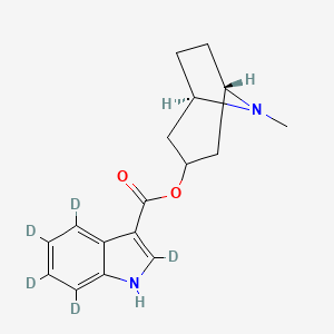 molecular formula C17H20N2O2 B10820424 Tropisetron-d5 