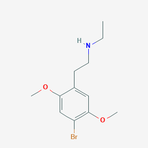 molecular formula C12H18BrNO2 B10820490 Benzeneethanamine, 4-bromo-N-ethyl-2,5-dimethoxy- CAS No. 155639-24-0
