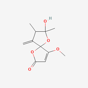 molecular formula C11H14O5 B10820531 Papyracillic acid 