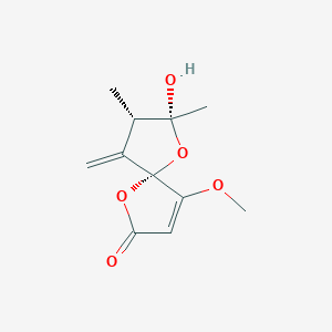 molecular formula C11H14O5 B10820582 Papyracillic acid A 