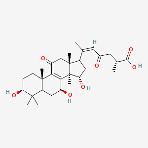 molecular formula C30H44O7 B10820608 Ganoderenicacidc 