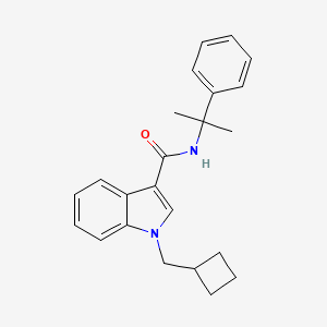 molecular formula C23H26N2O B10820644 Cumyl-cbmica CAS No. 2571070-88-5