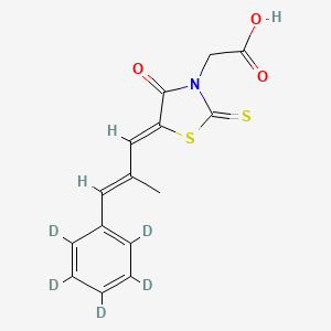 molecular formula C15H13NO3S2 B10820652 Epalrestat-d5 