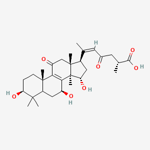 molecular formula C30H44O7 B10820717 Ganoderenic acid C 