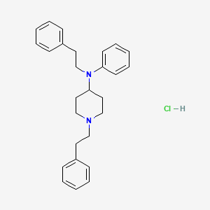 molecular formula C27H33ClN2 B10820728 Phenethyl 4-ANPP (hydrochloride) 