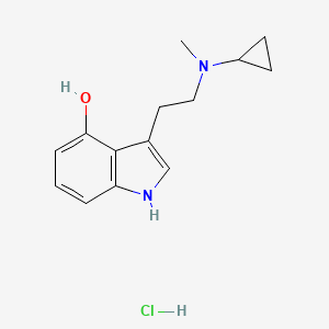 molecular formula C14H19ClN2O B10820758 4-Hydroxy McPT Hydrochloride 