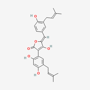 molecular formula C27H28O6 B10820762 Aspulvinone O 