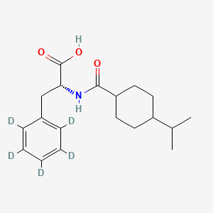 molecular formula C19H27NO3 B10820774 Nateglinide D5 