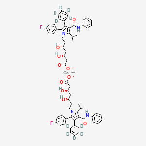 molecular formula C66H68CaF2N4O10 B10820785 Atorvastatin-d5 (calcium salt) 