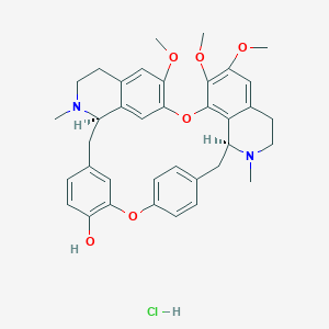 molecular formula C37H49ClN2O10 B108208 Oxyacanthine hydrochloride CAS No. 15352-74-6