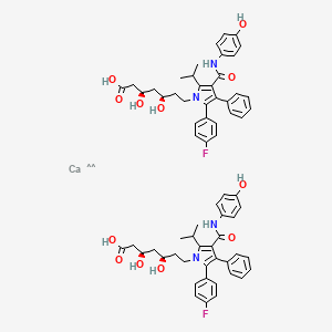 molecular formula C66H70CaF2N4O12 B10820801 4-hydroxy Atorvastatin (calcium salt) 