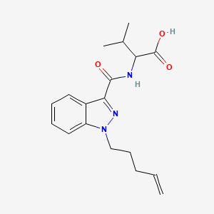 molecular formula C18H23N3O3 B10820814 MMB-4en-PINACA butanoic acid metabolite 