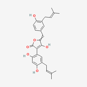 molecular formula C27H28O6 B10820821 Aspulvinone O 