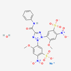 molecular formula C22H18N7NaO14S2 B10820829 XTT (sodium salt hydrate) 