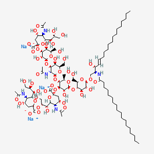 molecular formula C95H162N5Na3O47 B10820895 Ganglioside GT1b (bovine) (sodium salt) 