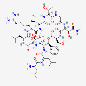molecular formula C58H97N15O17 B10820980 Katanosin B 