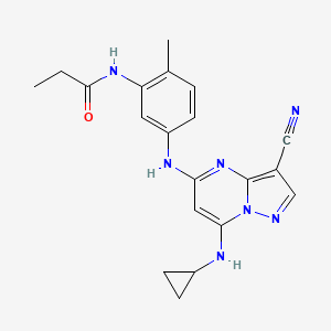 molecular formula C20H21N7O B10821030 Sgc-CK2-1 