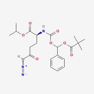 molecular formula C22H29N3O7 B10821040 JHU395 
