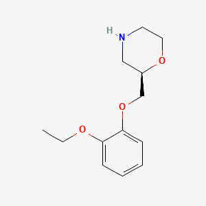 molecular formula C13H19NO3 B10821063 (R)-Viloxazine CAS No. 52730-45-7