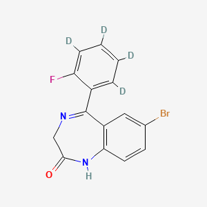 molecular formula C15H10BrFN2O B10821175 Flubromazepam-d4 