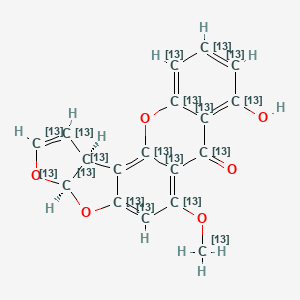 molecular formula C18H12O6 B10821271 Sterigmatocystine-13C18 